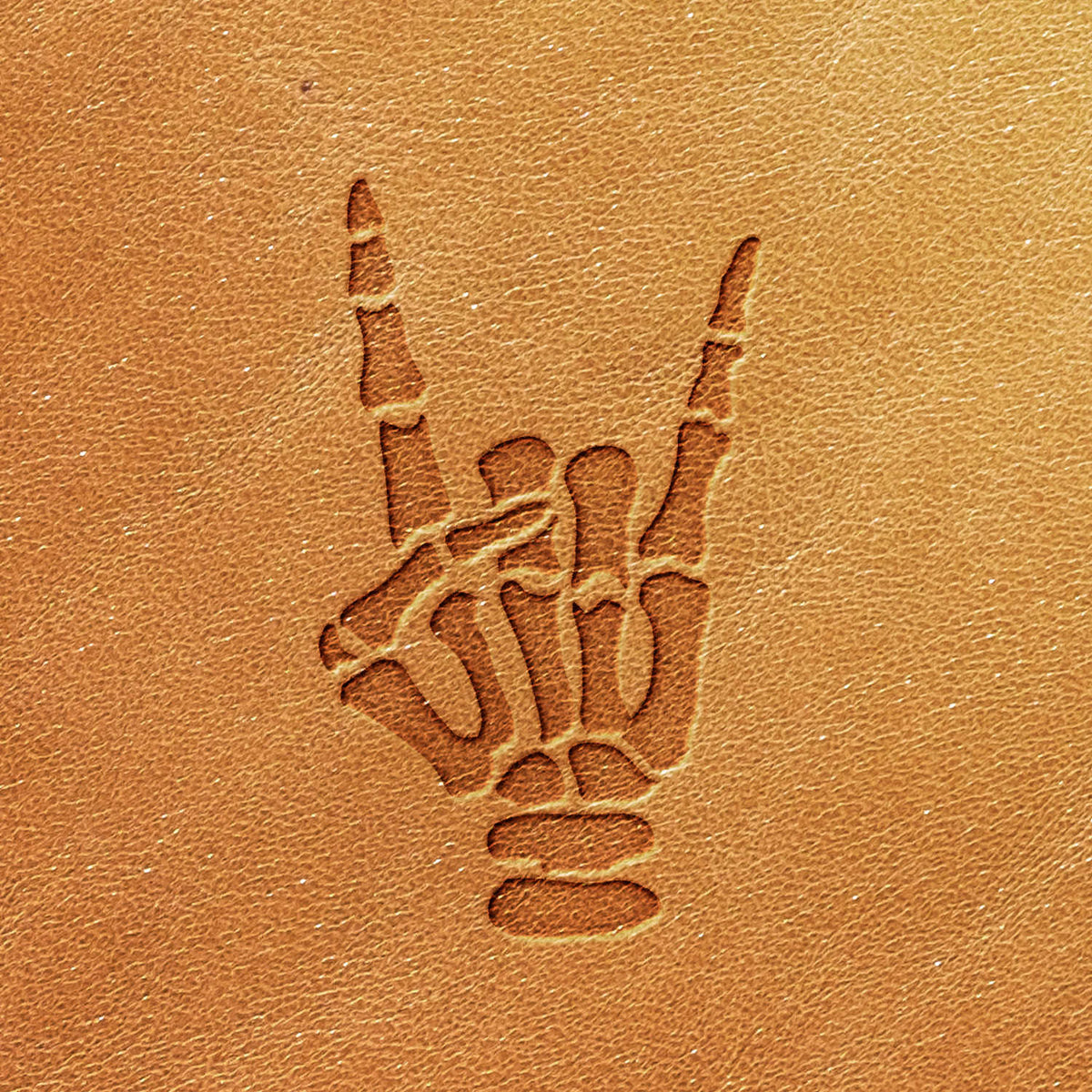 Skeleton Hand Delrin Leather Stamp – All Good Leather Co. - Delrin ...