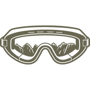 Ski Goggles Delrin Leather Stamp - All Good Leather Co.