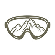Ski Goggles Delrin Leather Stamp - All Good Leather Co.