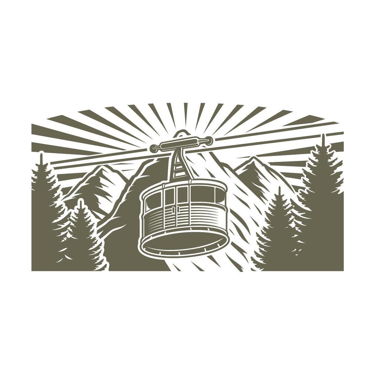 Ski Lift Delrin Leather Stamp - All Good Leather Co.