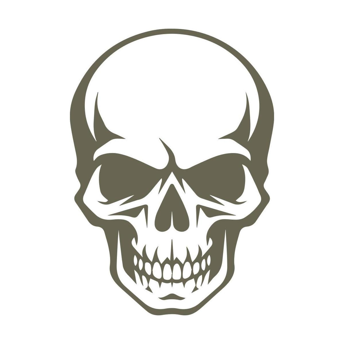 Skull Delrin Leather Stamp - All Good Leather Co.