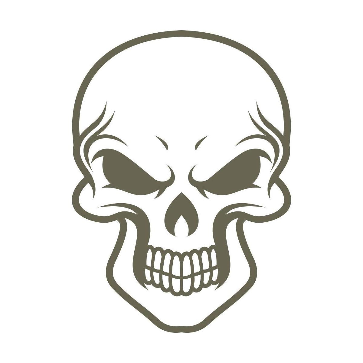 Skull Delrin Leather Stamp - All Good Leather Co.