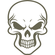 Skull Delrin Leather Stamp - All Good Leather Co.