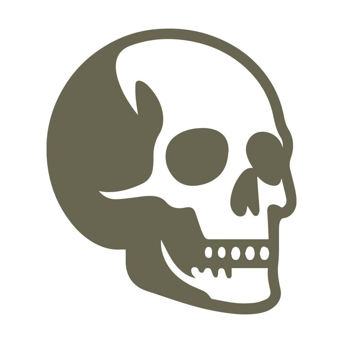 Skull Delrin Leather Stamp - All Good Leather Co.