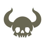 Skull with Horns Delrin Leather Stamp - All Good Leather Co.