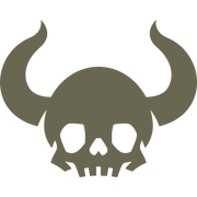 Skull with Horns Delrin Leather Stamp - All Good Leather Co.