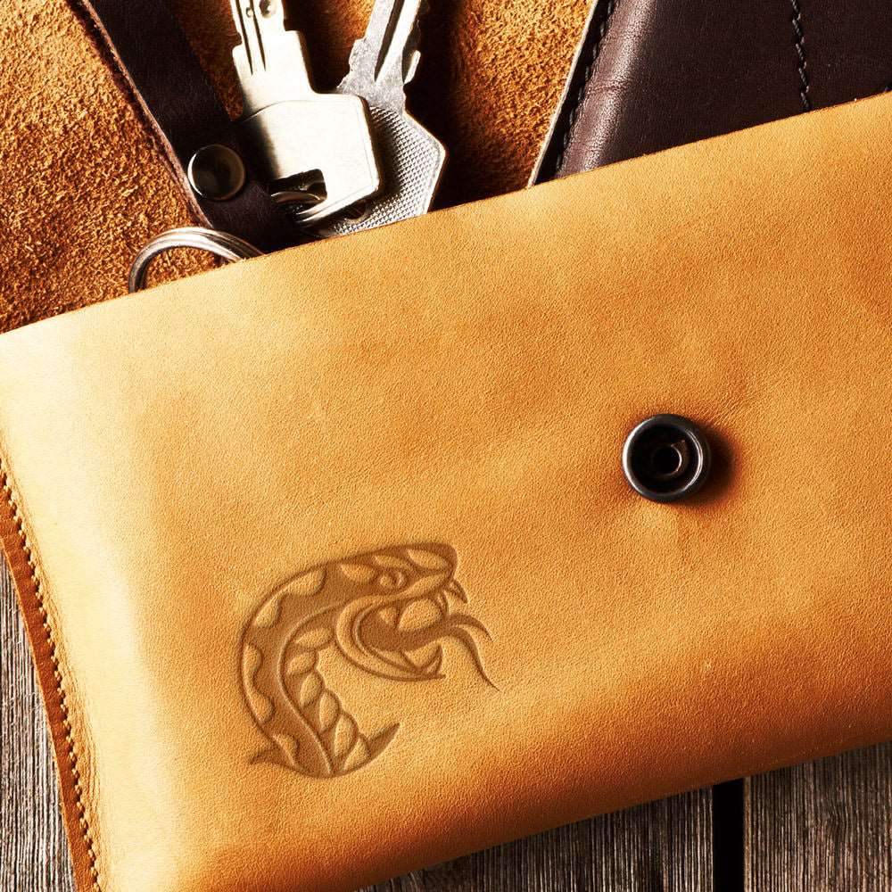 Snake Head Delrin Leather Stamp - All Good Leather Co.