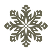 Snowflake Delrin Leather Stamp - All Good Leather Co.