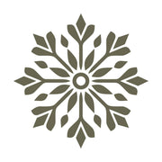 Snowflake Delrin Leather Stamp - All Good Leather Co.