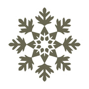 Snowflake Delrin Leather Stamp - All Good Leather Co.