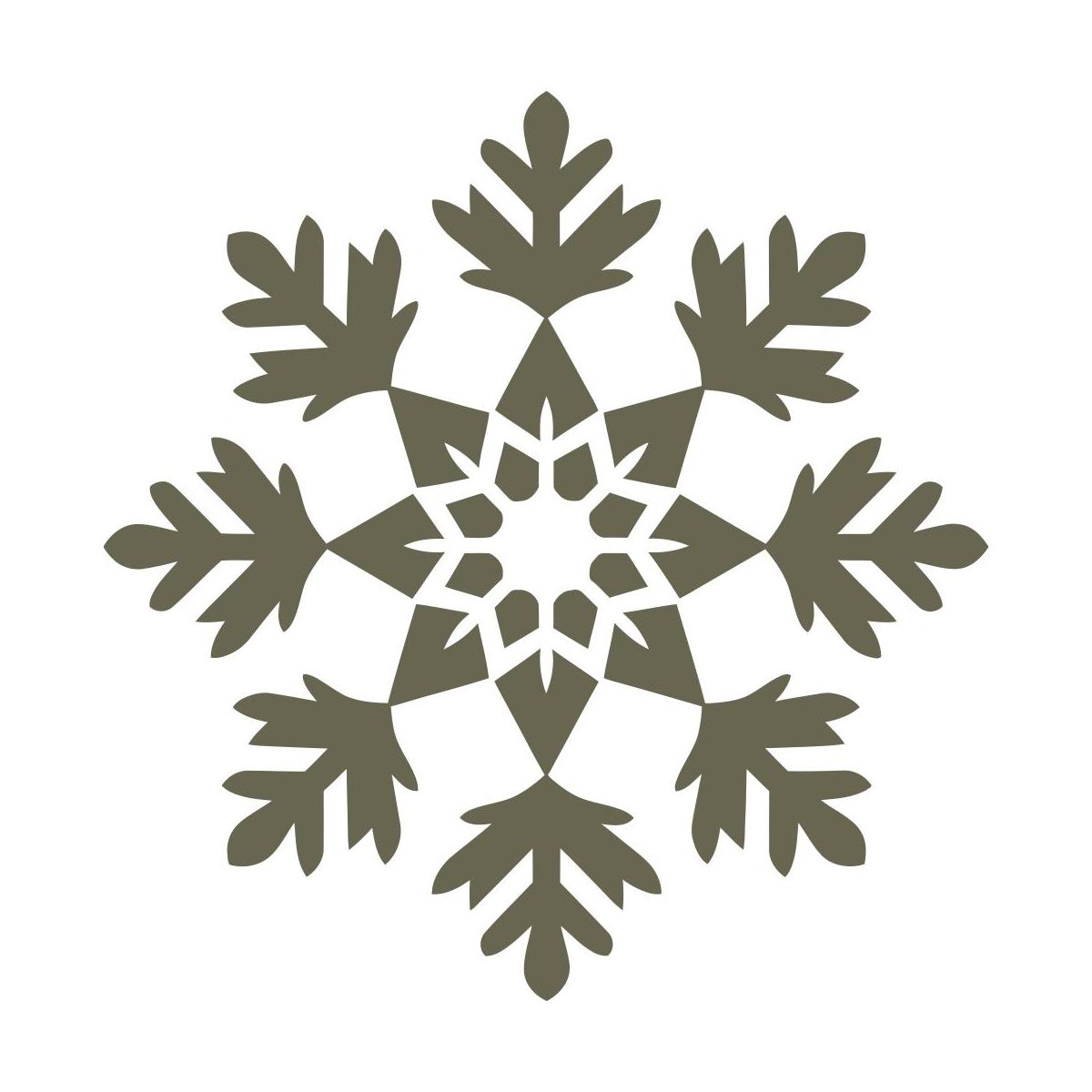 Snowflake Delrin Leather Stamp - All Good Leather Co.