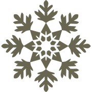 Snowflake Delrin Leather Stamp - All Good Leather Co.