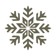 Snowflake Delrin Leather Stamp - All Good Leather Co.
