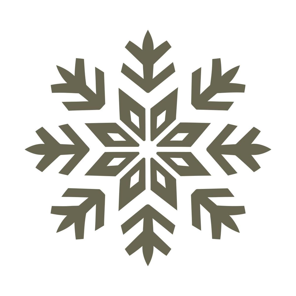 Snowflake Delrin Leather Stamp - All Good Leather Co.