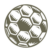 Soccer Ball Delrin Leather Stamp - All Good Leather Co.