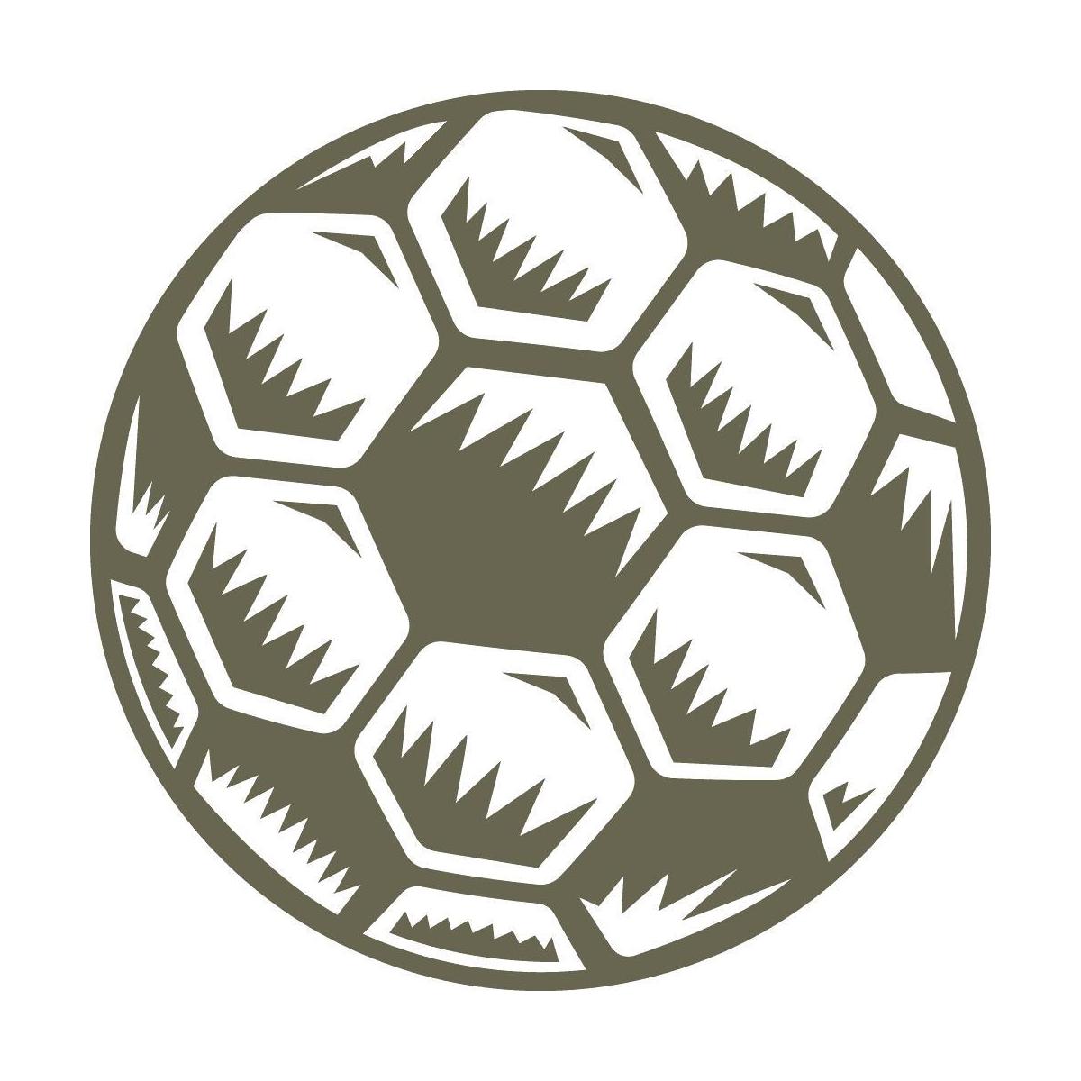 Soccer Ball Delrin Leather Stamp - All Good Leather Co.