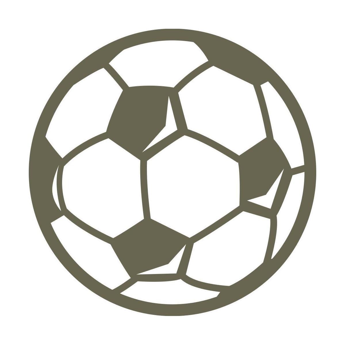 Soccer Ball Delrin Leather Stamp
