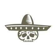 Sombrero Skull Delrin Leather Stamp - All Good Leather Co.