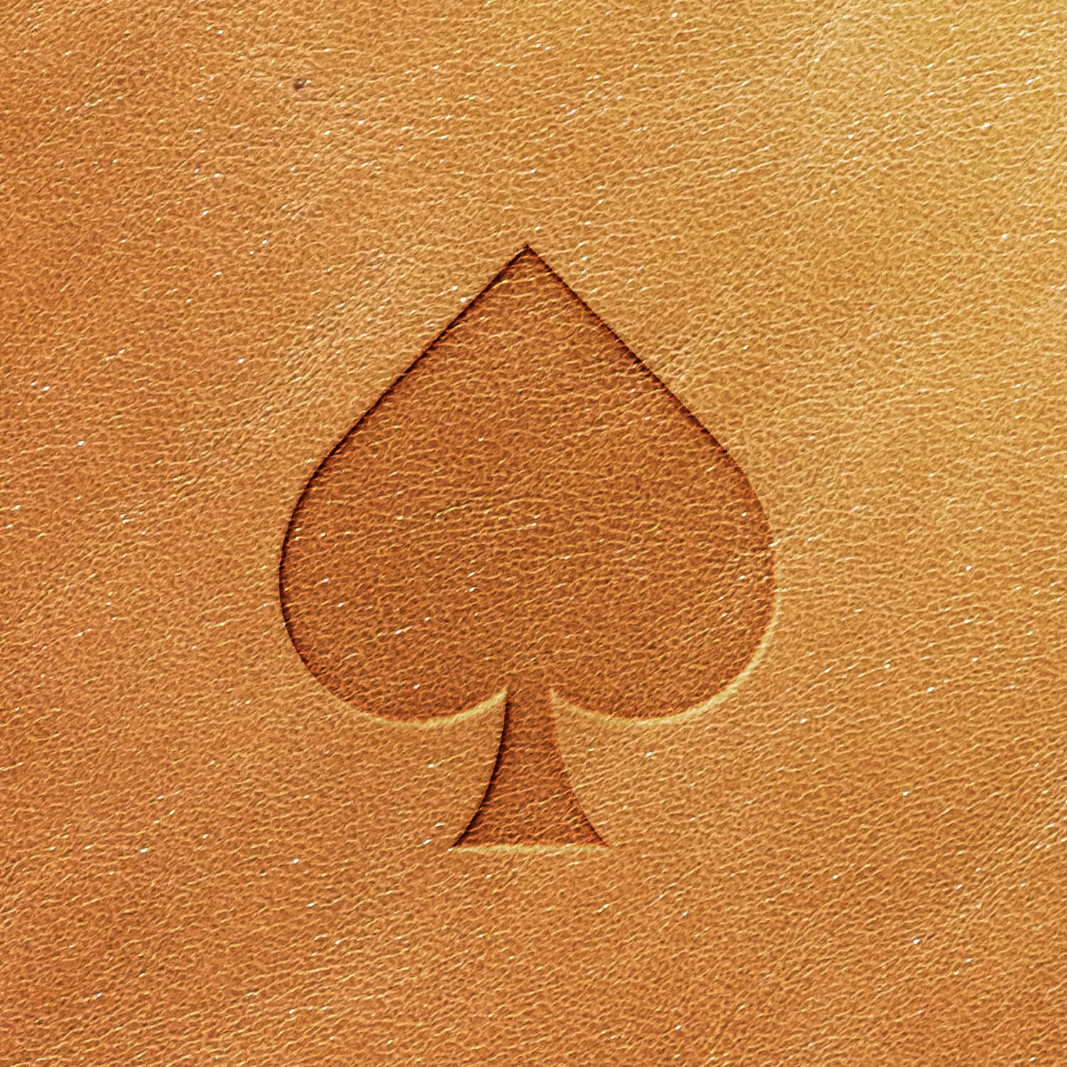 Spade Delrin Leather Stamp - All Good Leather Co.