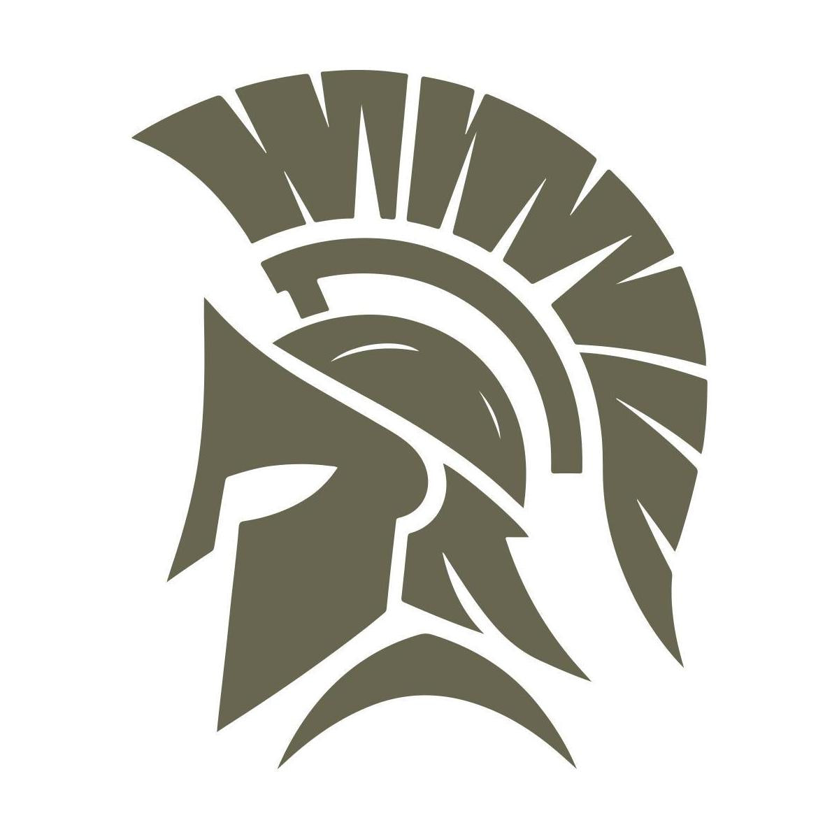 Spartan Helmet Delrin Leather Stamp