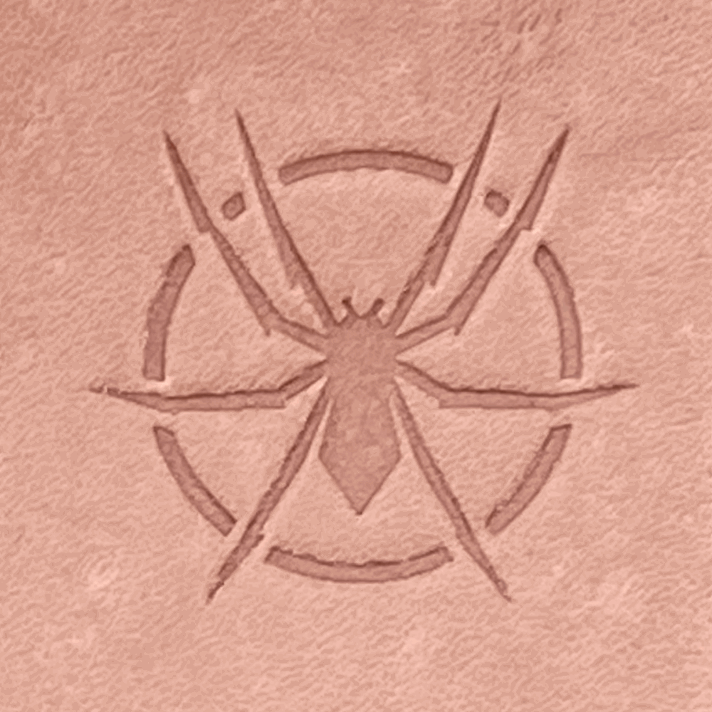 Spider Delrin Leather Stamp - All Good Leather Co.