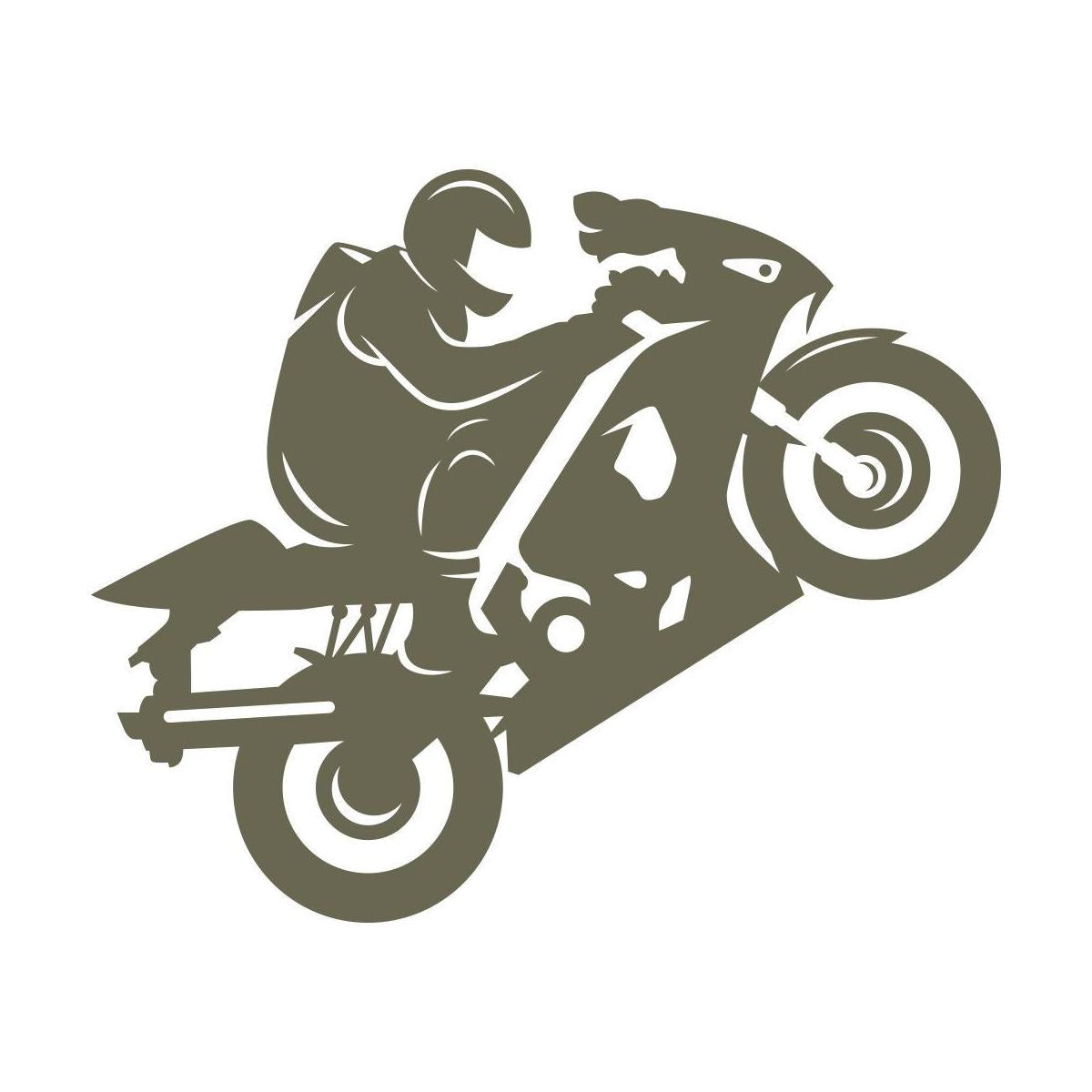 Sport Bike Delrin Leather Stamp - All Good Leather Co.