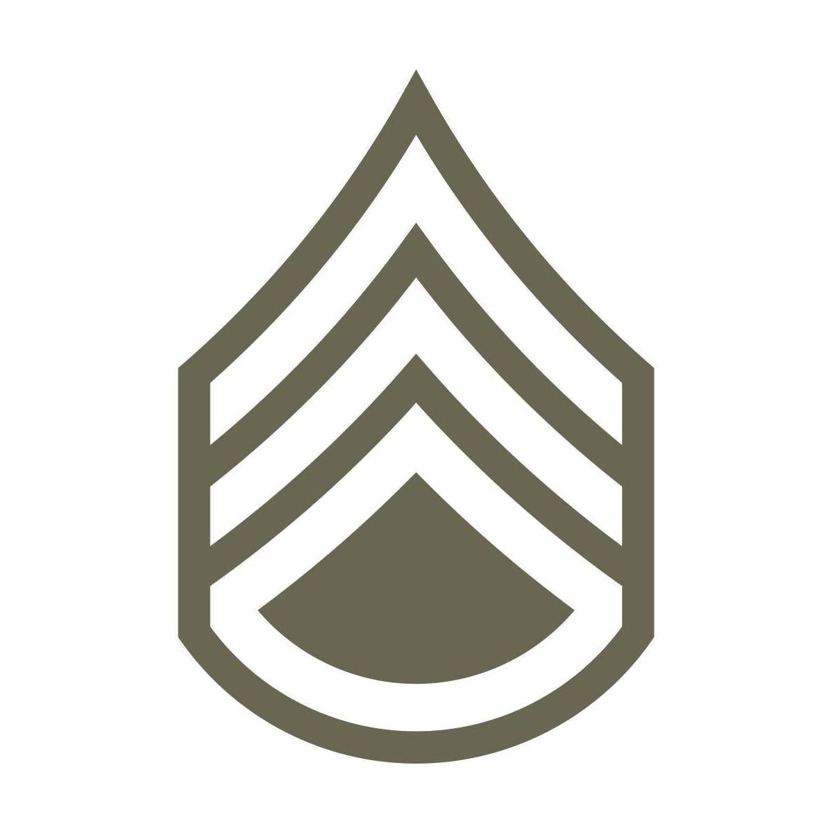 Staff Sergeant Delrin Leather Stamp - All Good Leather Co.