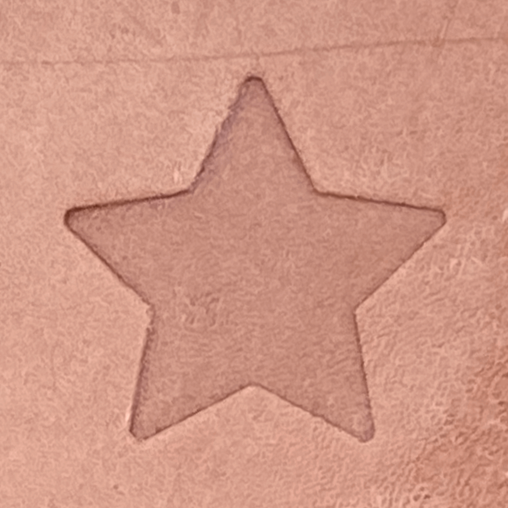 Star Delrin Leather Stamp - All Good Leather Co.