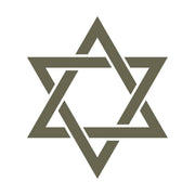 Star of David Delrin Leather Stamp - All Good Leather Co.