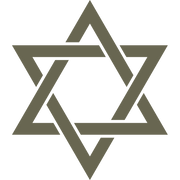 Star of David Delrin Leather Stamp - All Good Leather Co.