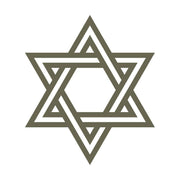 Star of David Delrin Leather Stamp - All Good Leather Co.
