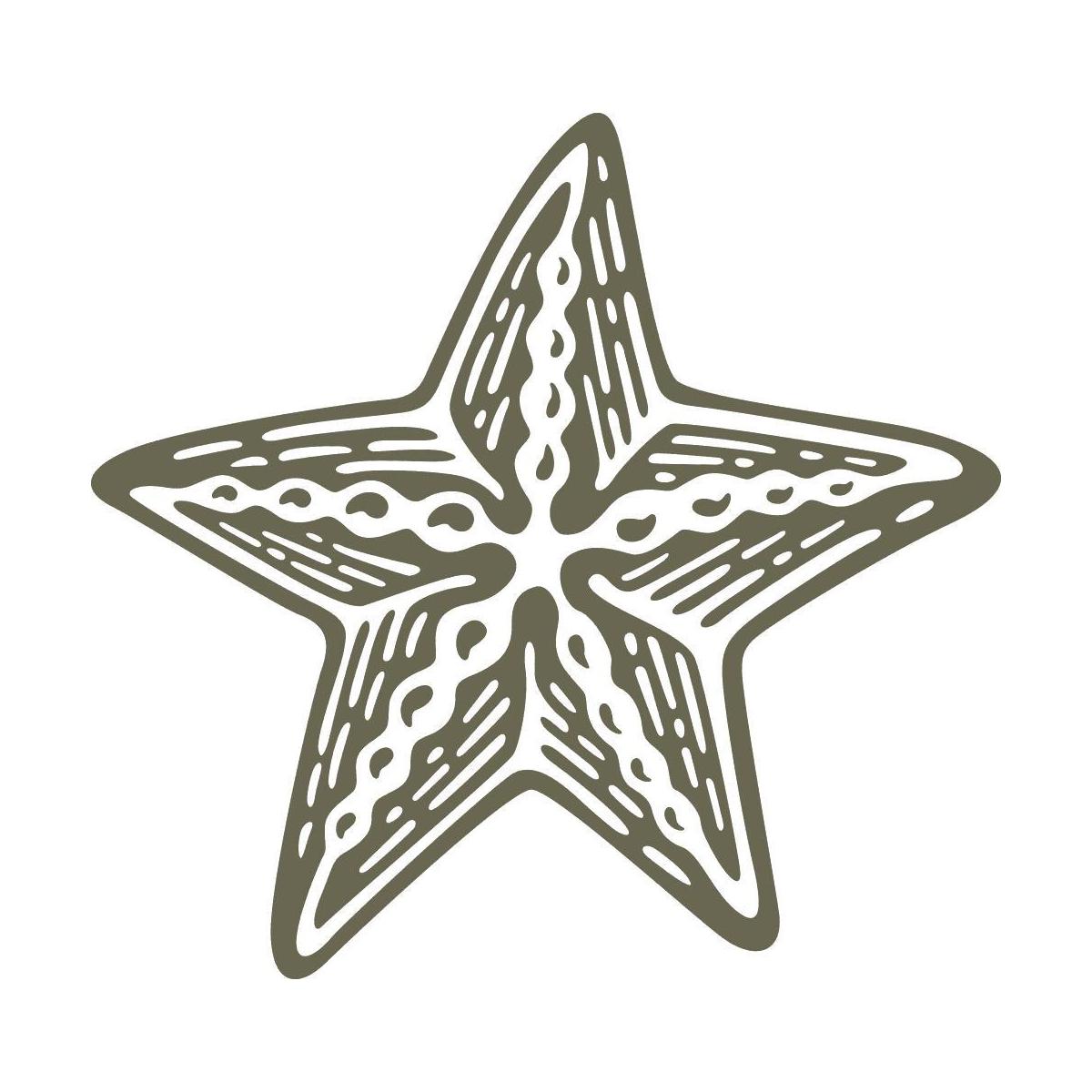 Starfish Delrin Leather Stamp - All Good Leather Co.
