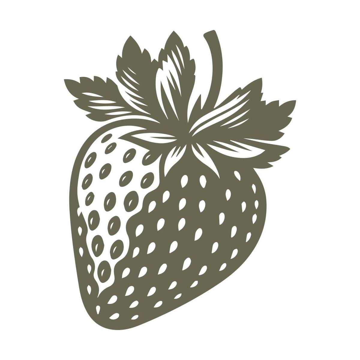 Strawberry Delrin Leather Stamp - All Good Leather Co.
