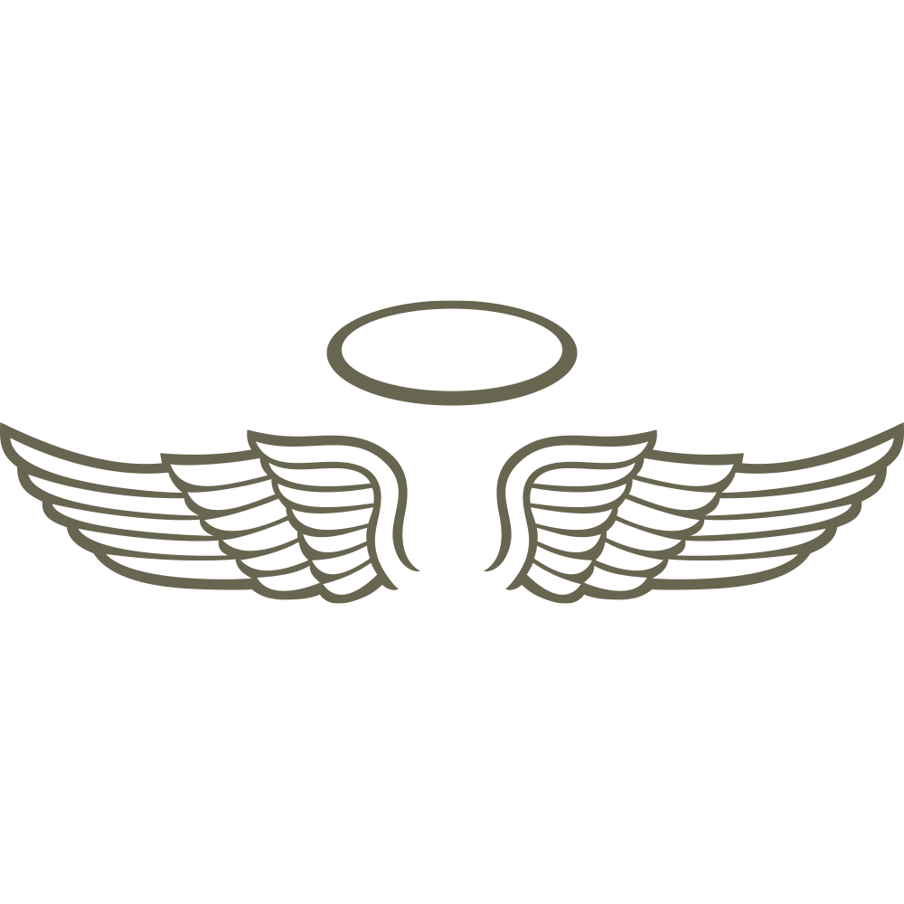 Angel Wings Delrin Leather Stamp