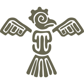 Aztec Bird Delrin Leather Stamp