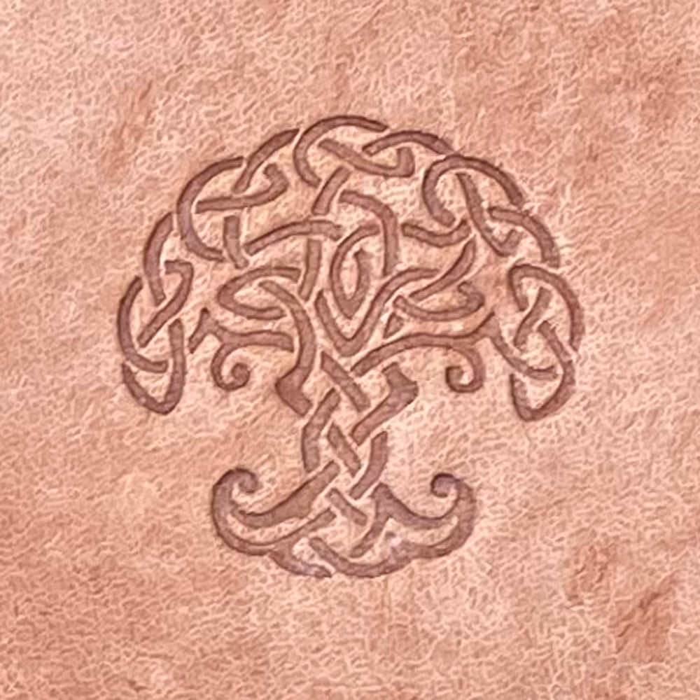 Celtic Tree Delrin Leather Stamp