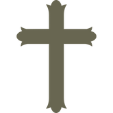 Religious Cross Delrin Leather Stamp