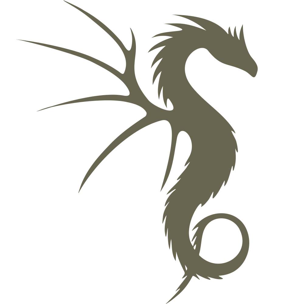 Seahorse Dragon Delrin Leather Stamp
