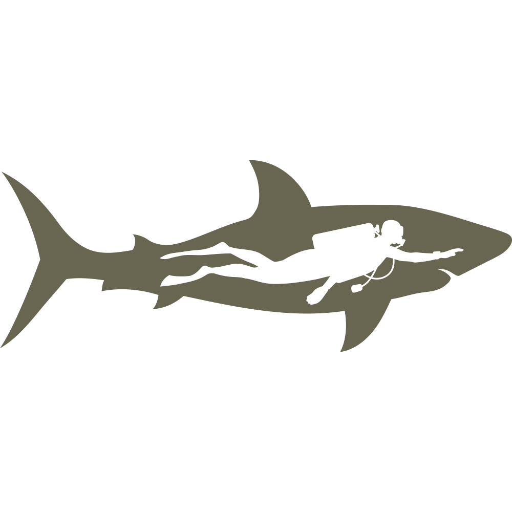 Diver Shark Delrin Leather Stamp