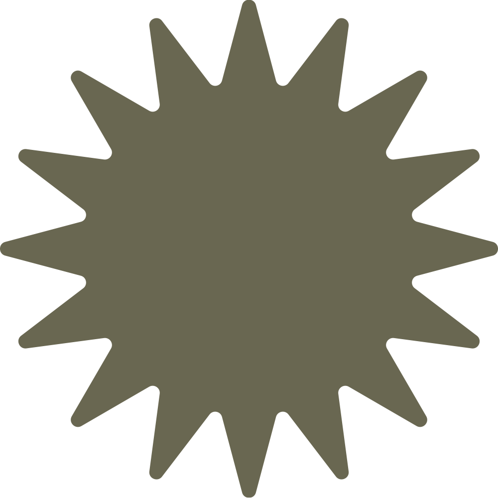 A solid dark olive green rectangle with no visible patterns or text, resembling the Sunburst Delrin Leather Stamp.