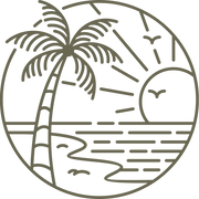 A solid dark olive green square representing a uniform color background with no other elements or variations, akin to the Tropical Scene Delrin Leather Stamp.