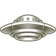 The image represents a solid, uniformly colored rectangular fill in a dark greenish-gray hue. It is devoid of patterns, shapes, or text and consistently maintains the same color throughout, similar to the appearance of the UFO Delrin Leather Stamp.